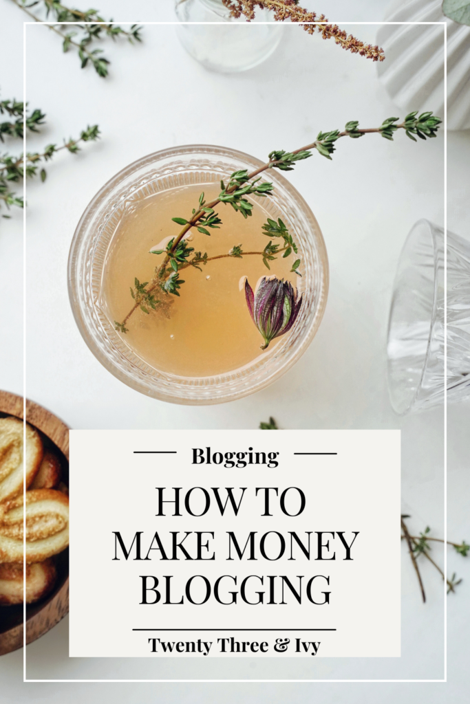 make money blogging