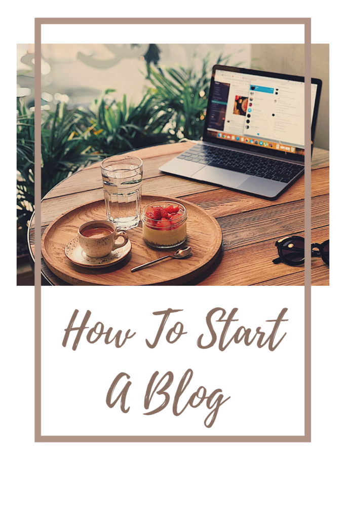 start a blog